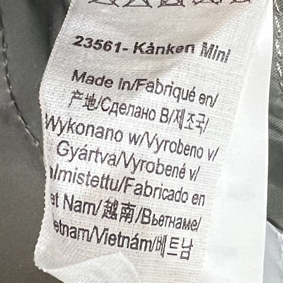 Fjallraven Mini Kanken Backpack Fog - Picture 9 of 11